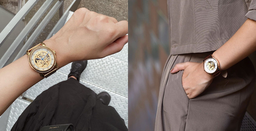 IG 詢問度最高!日常搭配超有感,日本小資女買爆鏤空機械錶
